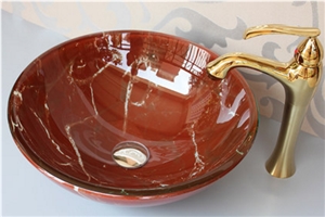 Brown Round Sinks, Vessel Sinks, Bathroom Sinks