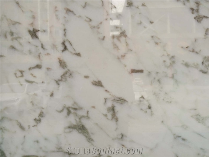 Emerald White Jade Slabs & Tiles, White Marble Wall/Floor Covering