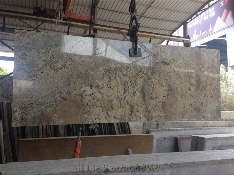 Brazil Absolute Cream Countertops/Absolute Cream Granite/Exotic Granite
