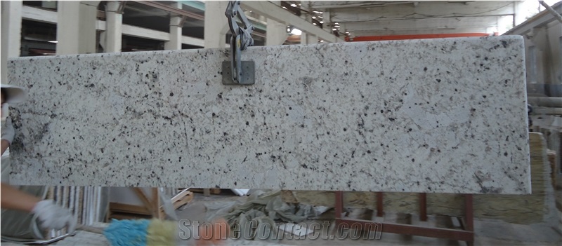 Brazil Galaxy White Kitchen Countertops/Galaxy White Kitchen Island Tops/Galaxy White Kitchen Bar Tops/Galaxy White Kitchen Peninsulas/White Galaxy Granite/Exotic White Granite