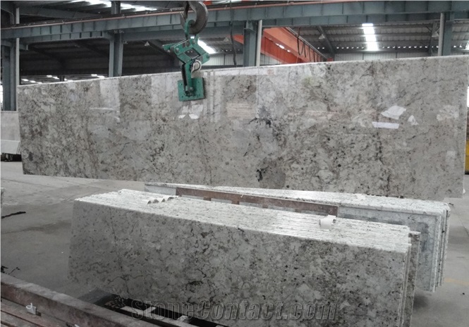 Brazil Galaxy White Kitchen Countertops/Galaxy White Kitchen Island Tops/Galaxy White Kitchen Bar Tops/Galaxy White Kitchen Peninsulas/White Galaxy Granite/Exotic White Granite