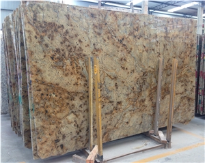 Brazil Lapidus Granite/Lapidus Countertops/Lapidus Gold Kitchen Countertops/Golden Lapidus/Lapidus Storm/Juparana Lapidus/Lapidus Granite