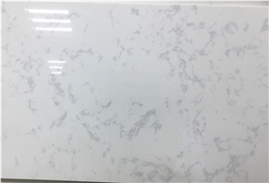 Carrara White Quartz/White Quartz Stone Slabs/High Quality Marble Like Quartz/Quartz Countertops/Quartz Vanity Top/China Quartz Stone