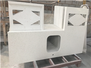 Crystal White Quartz/White Sparkle Quartz/White Quartz Stone Slabs/High Quality Marble Like Quartz Stone