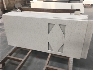 Crystal White Quartz/White Sparkle Quartz/White Quartz Stone Slabs/High Quality Marble Like Quartz Stone