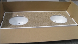 G682/Rusty Yellow/Sunset Gold/Golden Sand/Giallo Ming/Giallo Rusty/Ming Gold/Yellow Rust/Desert Gold/Giallo Fantasia Granite Vanity Tops & Bathroom Tops