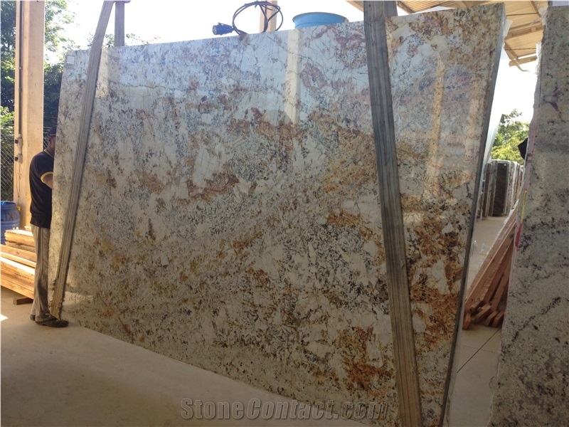 Ivory Gold Granite Slabs/Golden Ivory Granite Slabs/Exotic Granite/Ivory Gold Granite