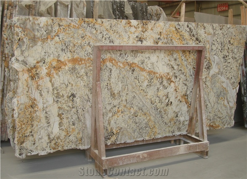 Ivory Gold Granite Slabs/Golden Ivory Granite Slabs/Exotic Granite/Ivory Gold Granite