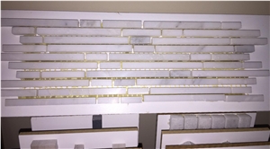 Marble Mosaics/Cararra White Marble Mosaic/Bianco Carrara Marble Mosaic, Hexagon Mosaic, Floor/Wall Mosaic/Mosaic Border/Chinse White Marble Mosaic