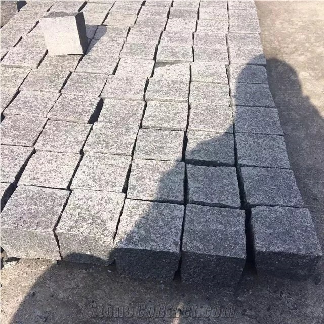 Black Basalt Paving Stone, Cobble Stone