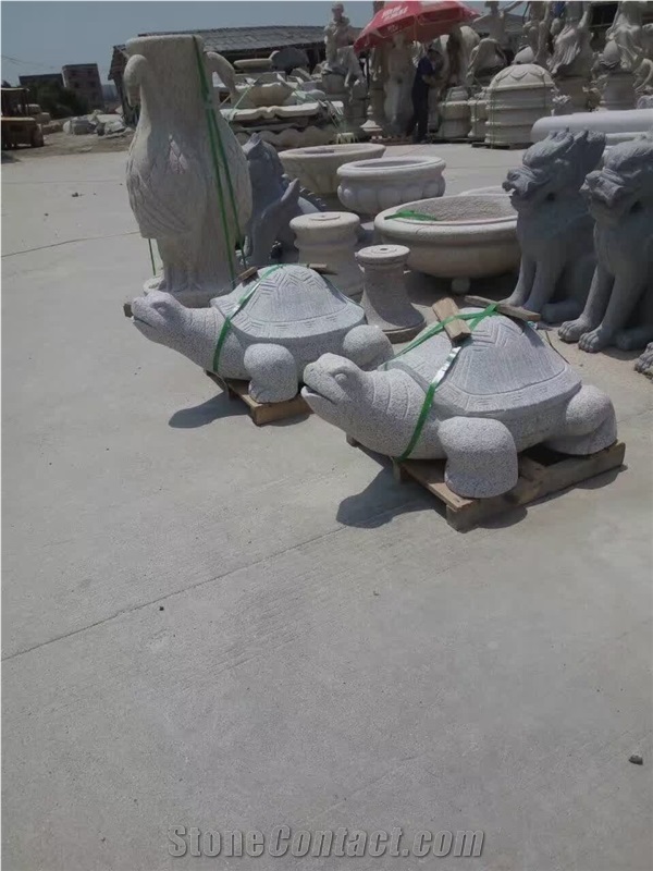 China Gris Perla White Granite Fountain and Carving Crafts