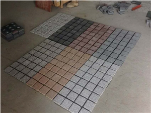 Mesh Stone, Granite Paving Stone, Cube Stone