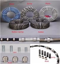 High Cutting Speed Diamond Wire Saw for Super Abrasive Reinforced Concrete