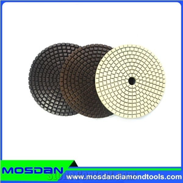3 Step Stone Diamond Wet and Dry Polishing Pads