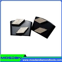 Double Segments Diamond Metal Polishing Pads Double Segments Diamond Metal Polishing Pads