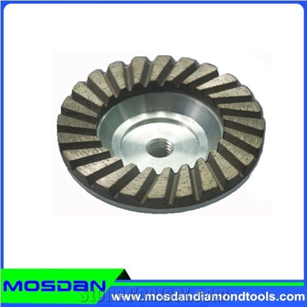 Turbo Segment Aluminum Base Grinding Cup Wheel