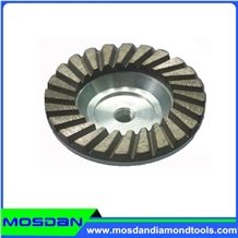 Turbo Segment Aluminum Base Grinding Cup Wheel