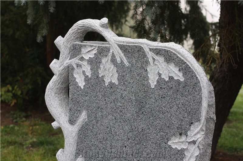 Granite Hudcice Gravestone, Engraved Tombstones