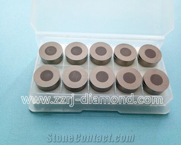 Tungsten Carbide Ring Supported Round Diamond/ Pcd Wire Drawing Die Blanks