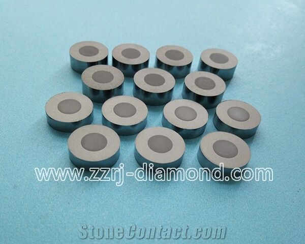 Tungsten Carbide Ring Supported Round Diamond/ Pcd Wire Drawing Die Blanks