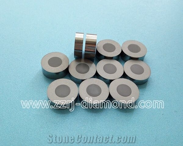 Tungsten Carbide Ring Supported Round Diamond/ Pcd Wire Drawing Die Blanks