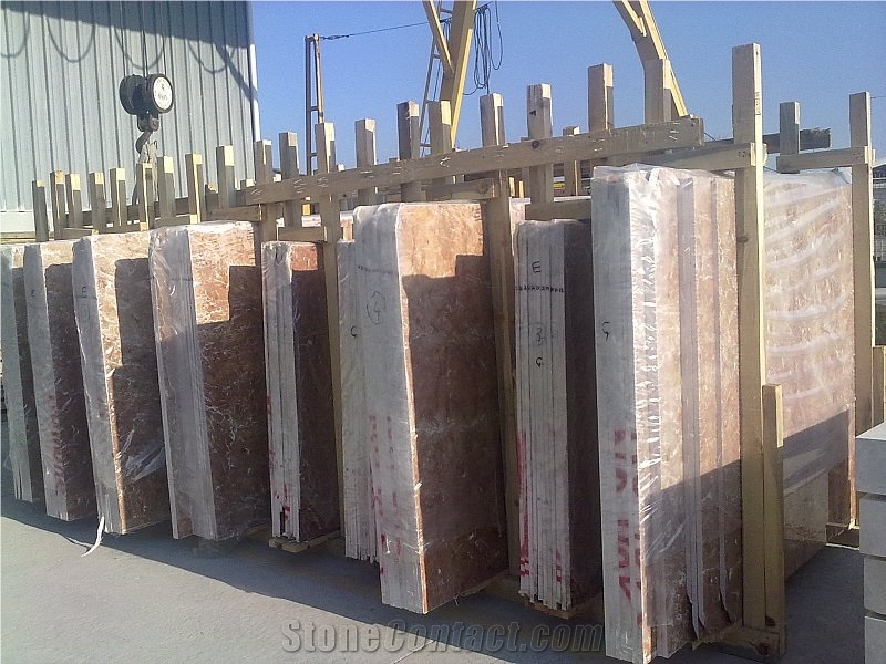 Burdur Brown Marble Blocks, Slabs
