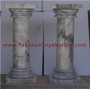 Black and Gold Marble Pedestals Collection