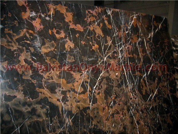 Black and Gold (Michaelangelo) Marble Slabs
