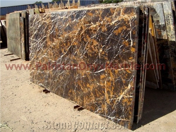 Black and Gold (Michaelangelo) Marble Slabs