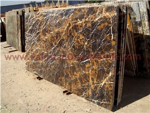 Black and Gold (Michaelangelo) Marble Slabs