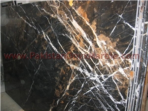 Black and Gold (Michaelangelo) Marble Slabs
