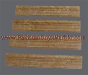 Fairy Gold Marble Chair Rail Molding