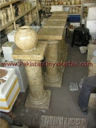 Fossil Marble Pedestals Collection