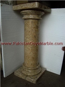 Fossil Marble Pedestals Collection