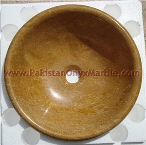 Indus Gold (Inca Gold) Marble Sinks Basins