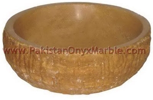 Indus Gold (Inca Gold) Marble Sinks Basins
