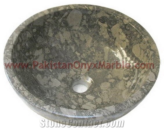 Oceanic Coral Marble Sinks and Basins