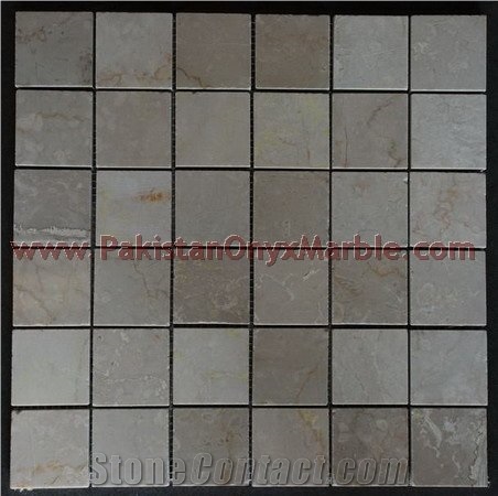 Sahara Beige Marble Mosaic Tiles