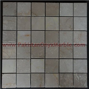 Sahara Beige Marble Mosaic Tiles