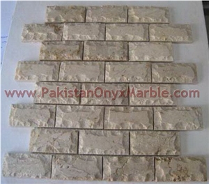 Sahara Gold (Champaign) Marble Mosaic Tiles