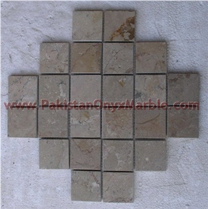 Sahara Gold (Champaign) Marble Mosaic Tiles