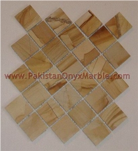 Teakwood ( Burmateak ) Mosaic Tiles
