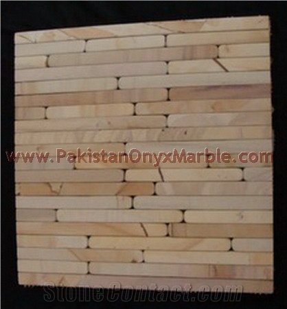 Teakwood ( Burmateak ) Mosaic Tiles