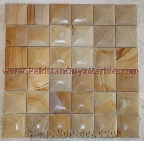 Teakwood ( Burmateak ) Mosaic Tiles
