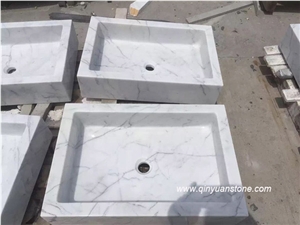 White Marble Stone Sinks