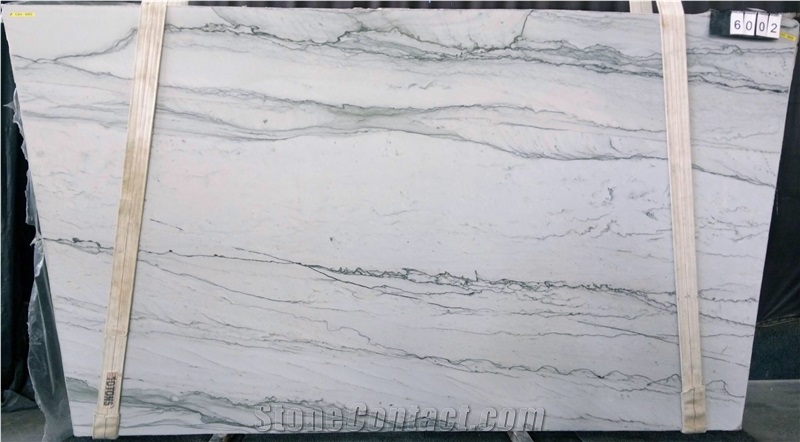 Infinity White Sea Pearl Quartzite Slab