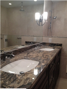 Comet Granite Eased Edge Bathroom Vanity Top