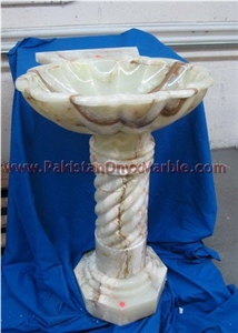 2017 Modern High Quality Onyx Pedestals Sinks and Basins