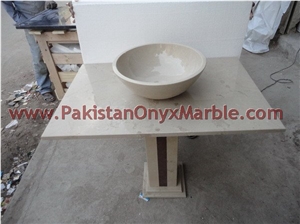 Attractive Price New Type Marble Pedestals Sinks and Basins