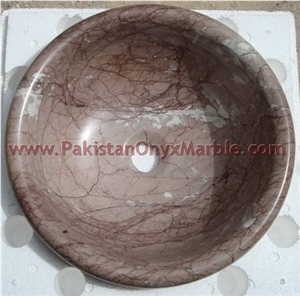 Attractive Price New Type Marina Pink Marble Sinks and Basins